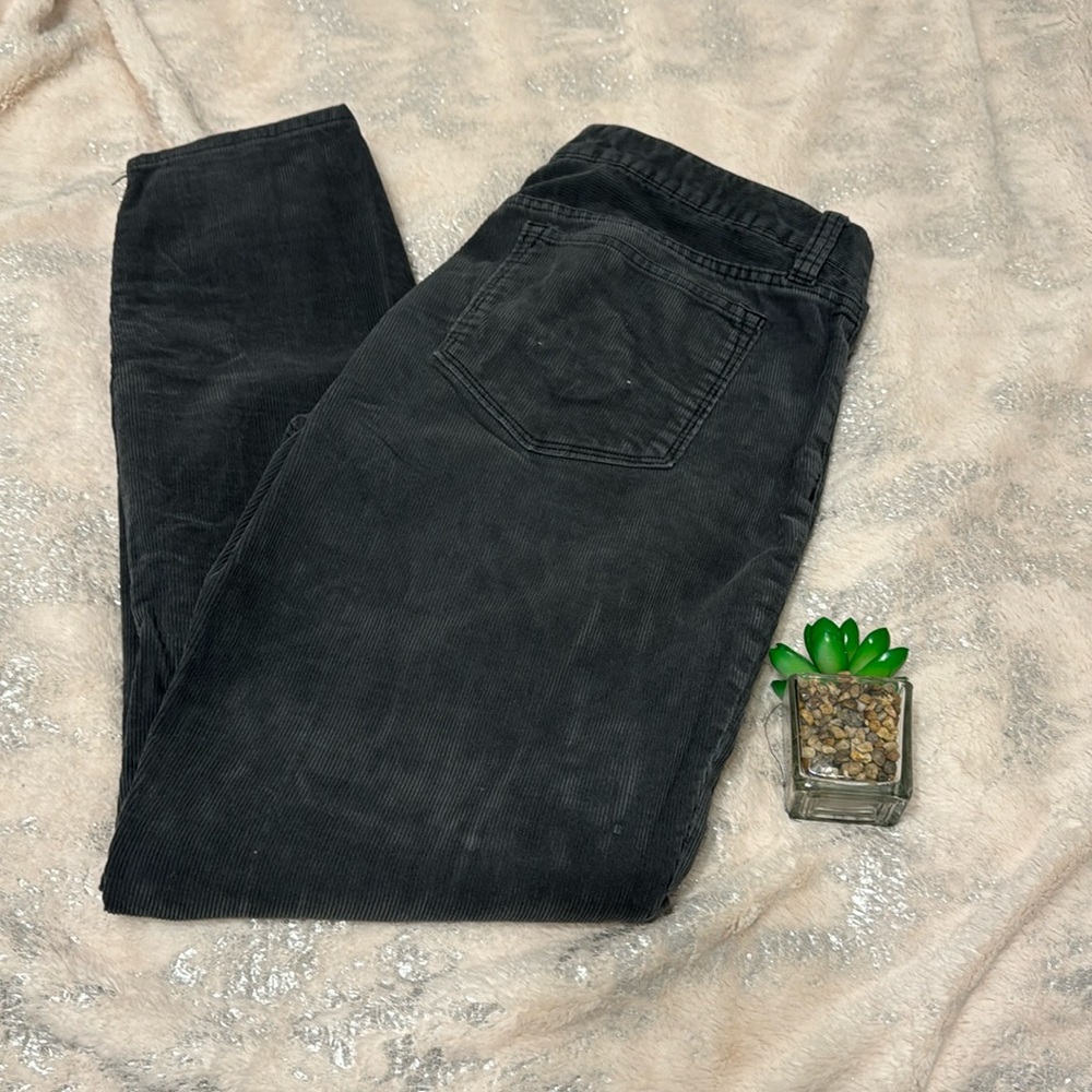 JCrew Toothpick Corduroy jeans, 29W Grey